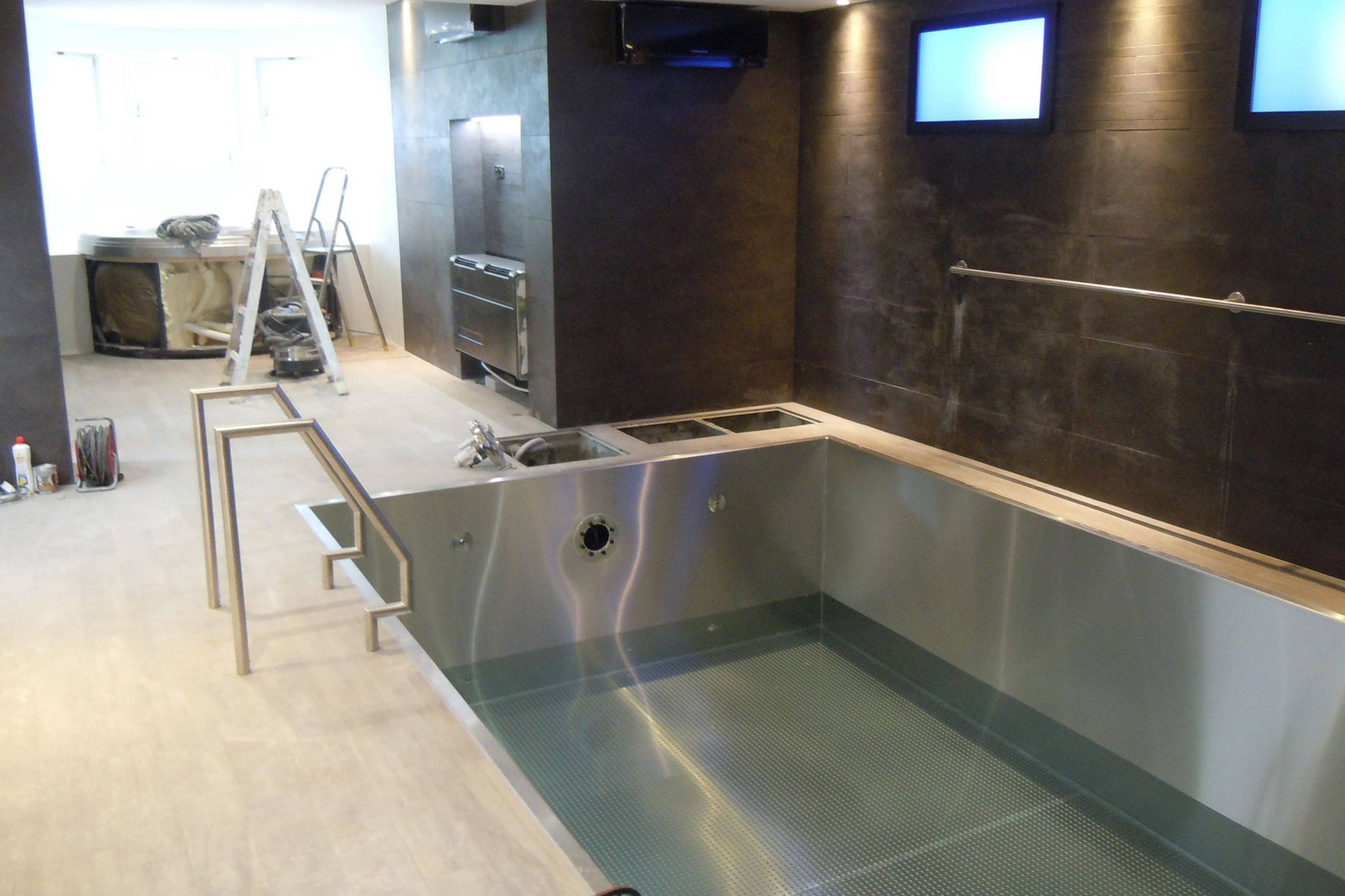 Implementation of Interior Stainless-Steel Pool