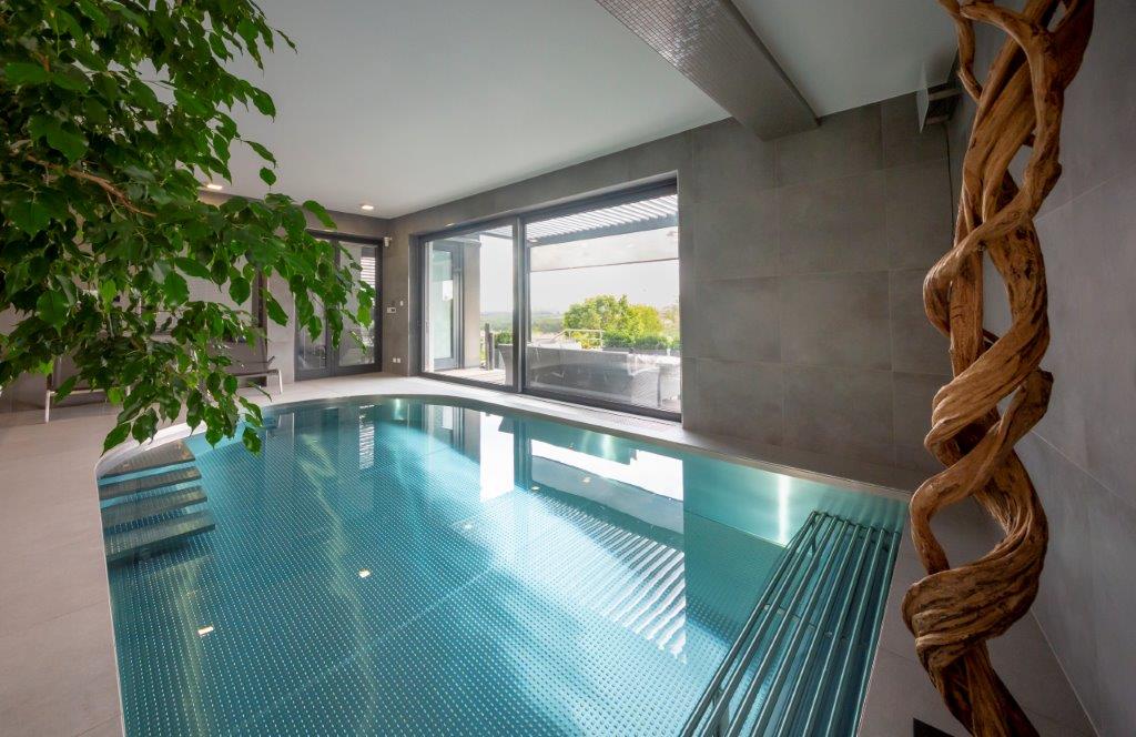 Beautiful private indoor stainless steel pool IMAGINOX