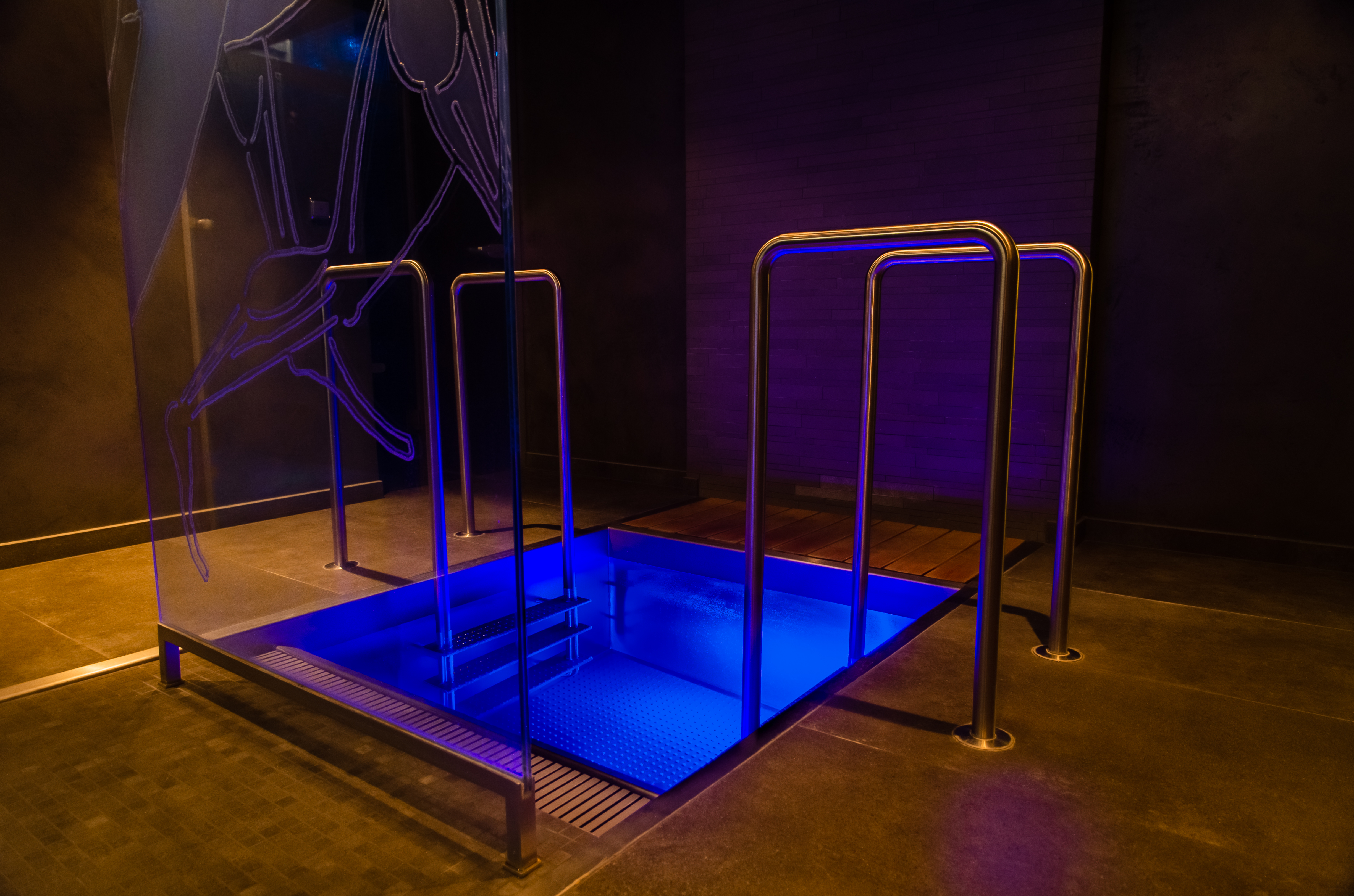 Design cooling pool in the commercial Wellness&Spa